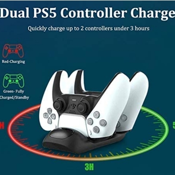 CONNYAM CHARGING DOCK FOR PS5 CONTROLLER - Picture 5 of 7